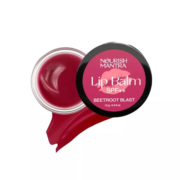 Nourish Mantra Beetroot Blast Lip Balm with SPF++ - 12 gm
