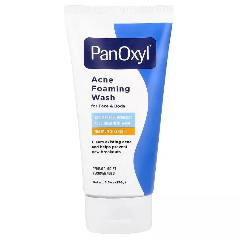 PanOxyl 10% Acne Treatment Foaming Wash, 5.5 oz.
