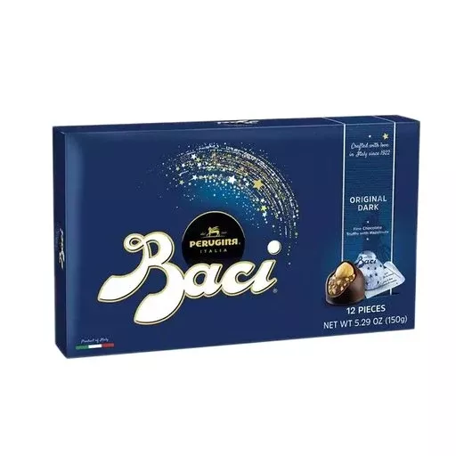 PERUGINA Baci Classic Dark Chocolate Hazelnut - 150g (5.29oz)
