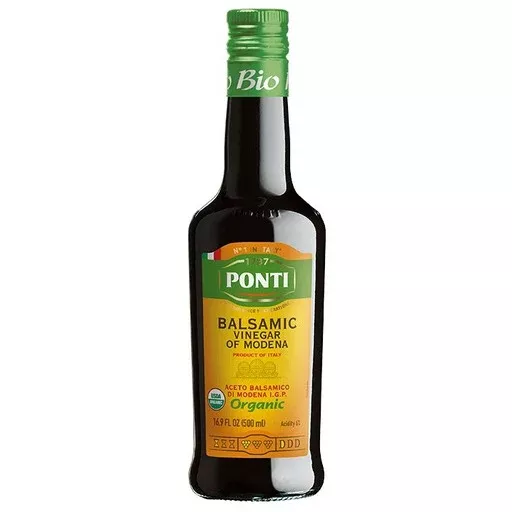 PONTI Organic Balsamic Vinegar of Modena PGI - 500ml (16.9fl. oz)