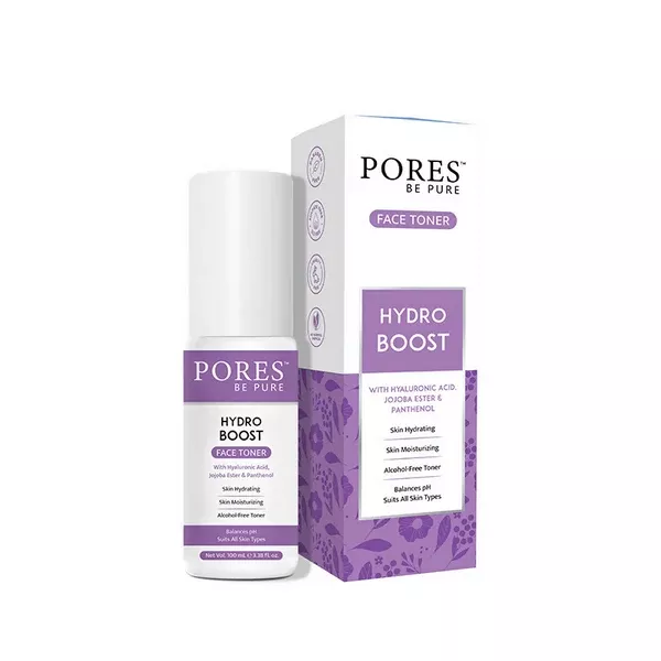 Pores Be Pure Hydro Boost Face Toner With Hyaluronic Acid - 100 ml