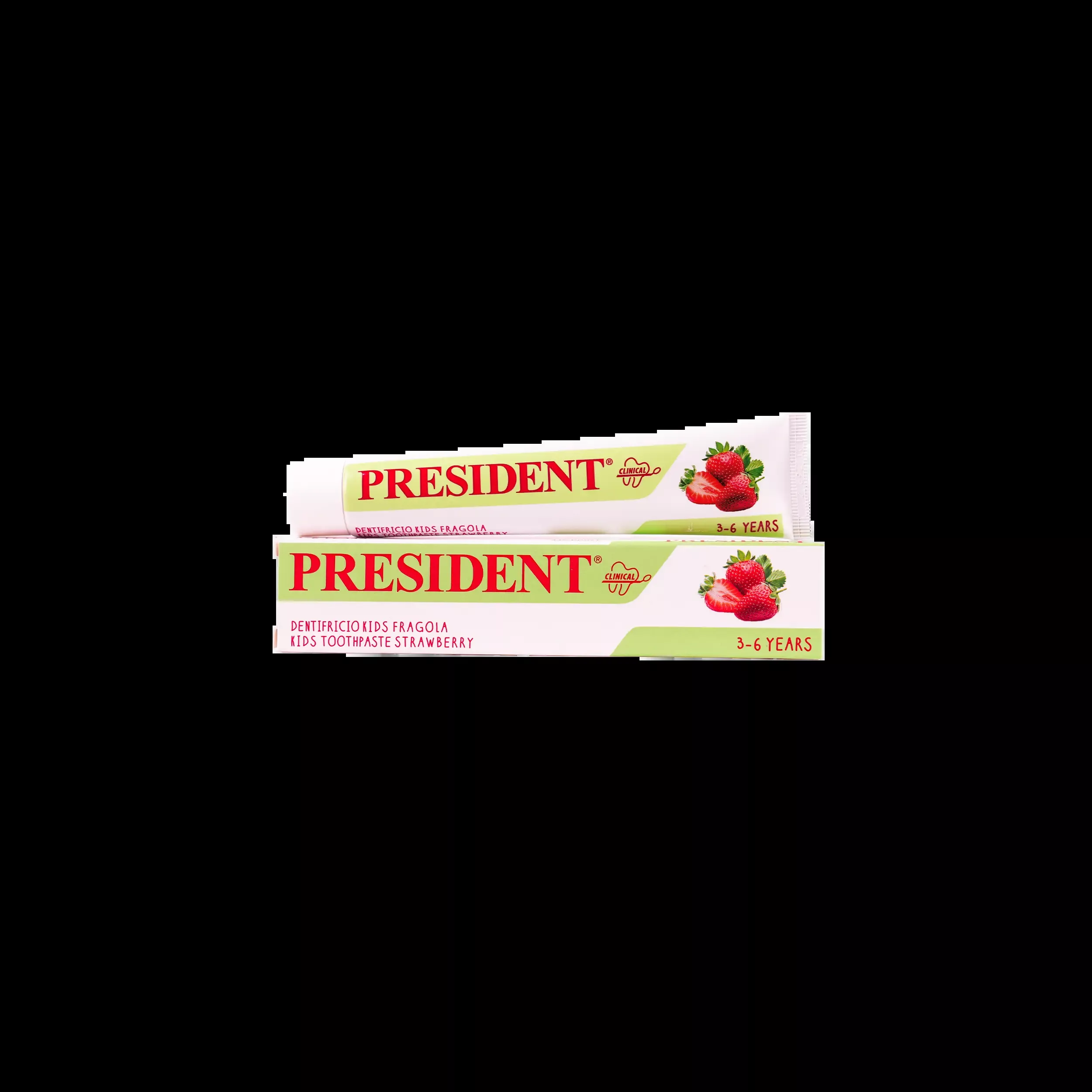 President Kids 3-6 Years Strawberry Toothpaste 50ml