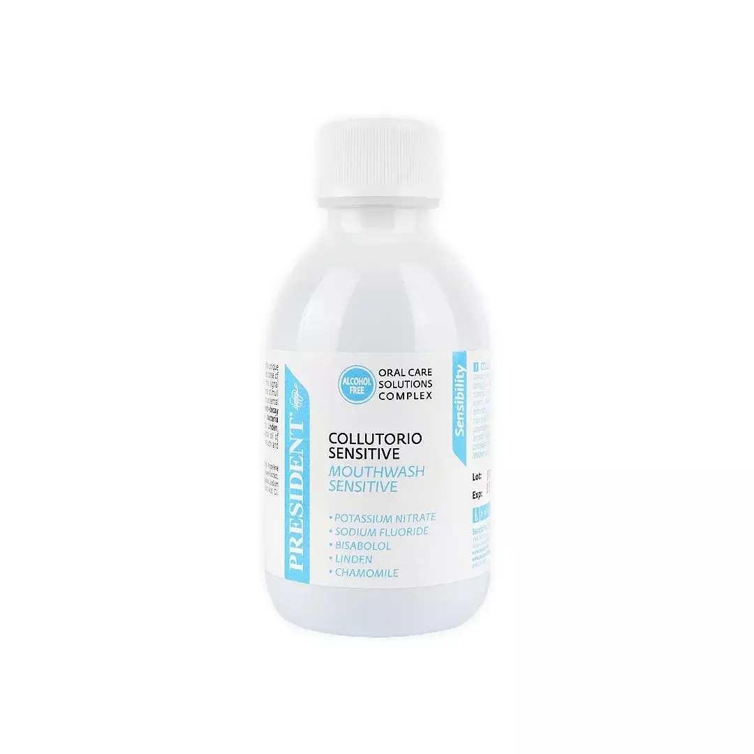 President Sensitive Mouthwash 200ml