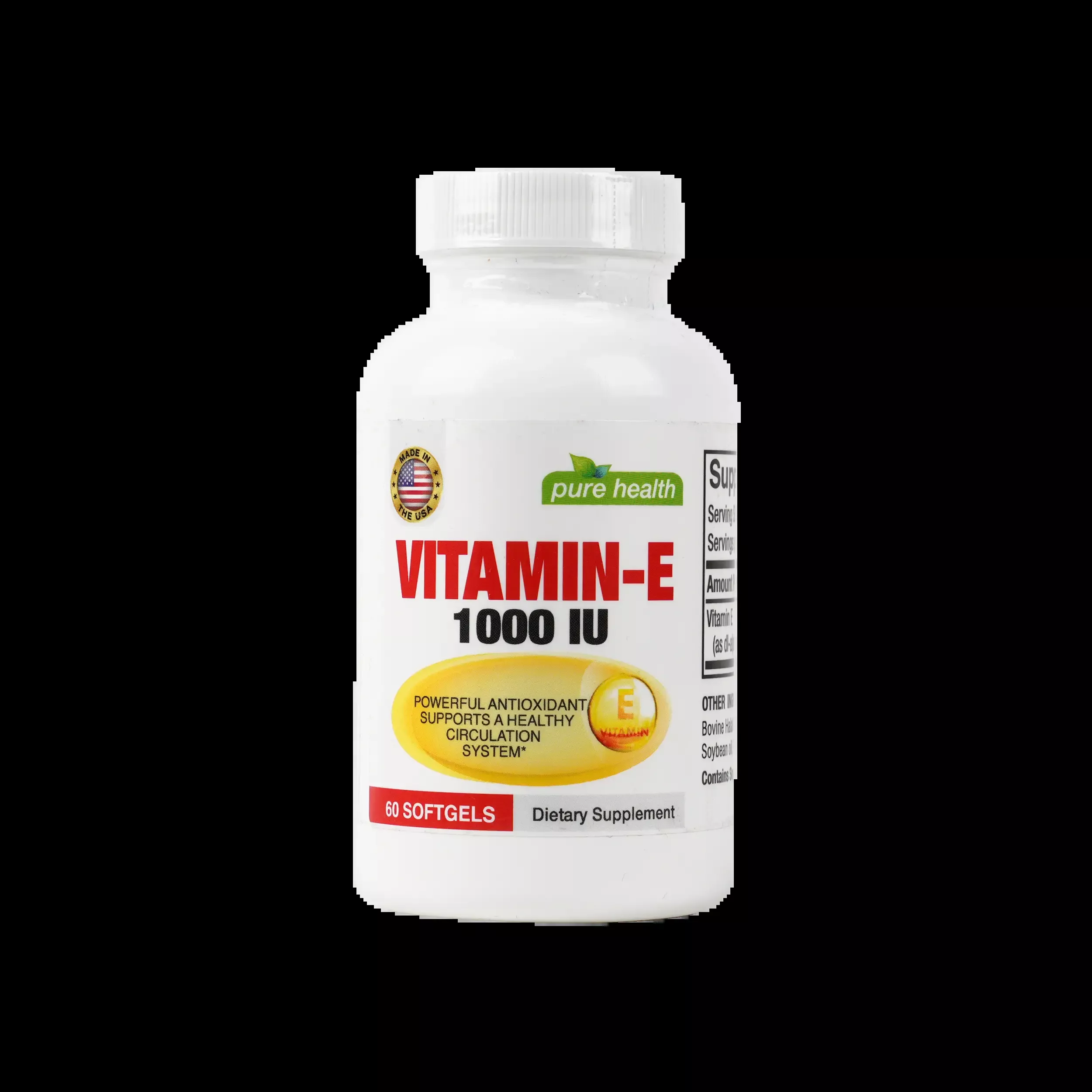 Pure Health Vitamin-E 1000Iu 60 Softgels