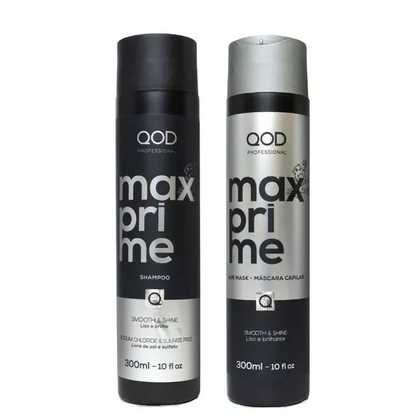 QOD Professional Max Prime After Treatment Shampoo & Hair Mask Combo - combo