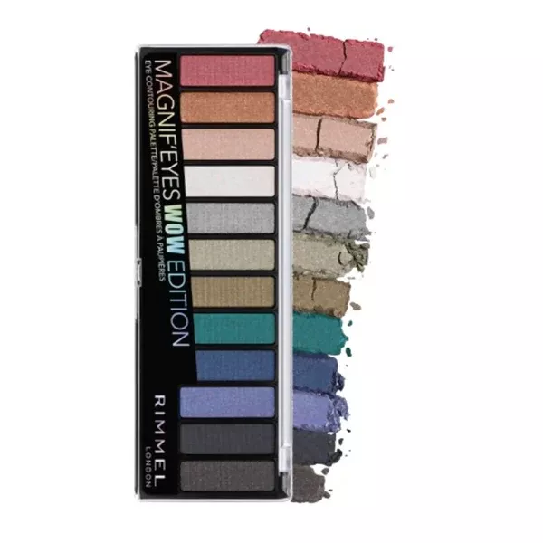 Rimmel London Magnif'eyes Eye Shadow Palette - Wow - 14.2 gm