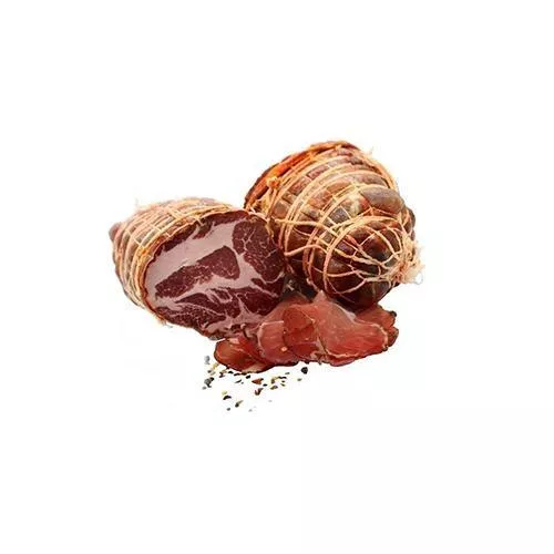 Salumeria Biellese Hot Coppa, 2 lb. (Refrigerate after opening)