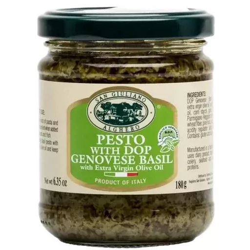 SAN GIULIANO Pesto with DOP Genovese Basil - 180g (6.35oz)
