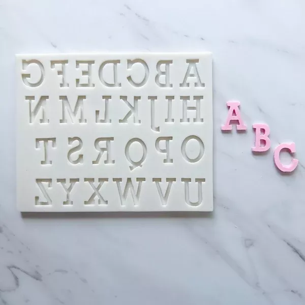 SIMPLE ALPHABET MOLD (UPPERCASE)
