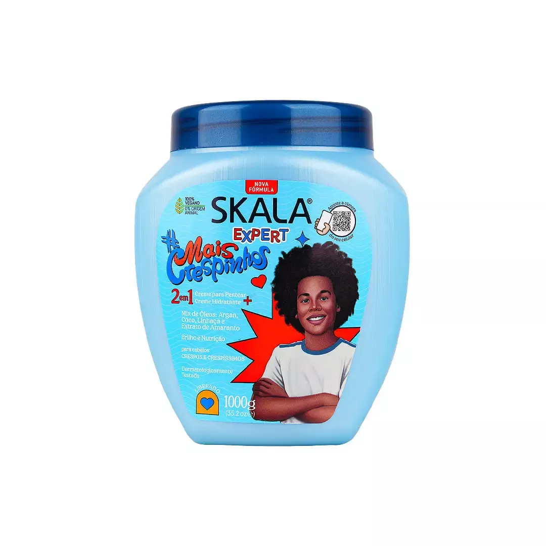 Skala Expert Mais Crespinhos 2 In 1 Hidratante + Cream 1000g