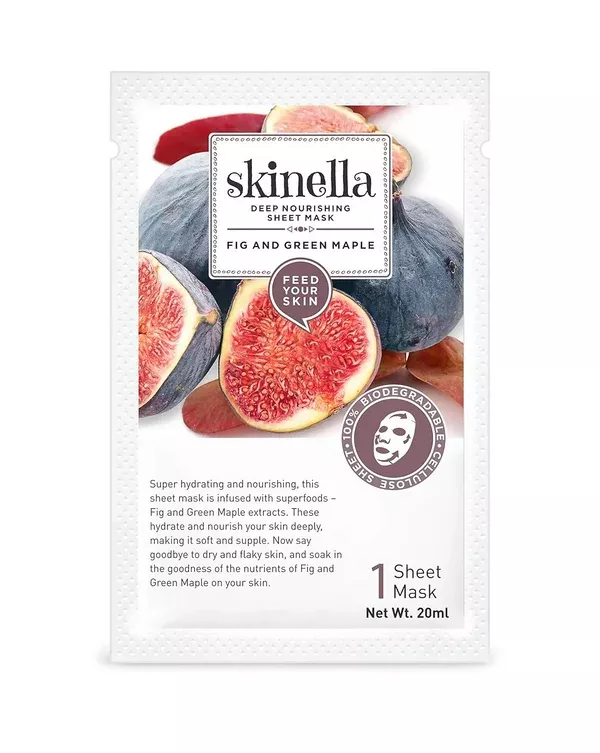 Skinella Deep Nourishing Sheet Mask - Fig & Green Maple - 20 ml