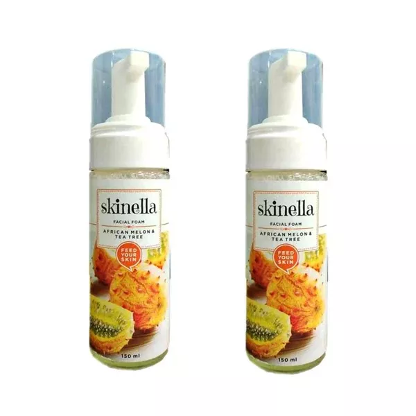 Skinella Facial Foam with African Melon & Tea Tree - 150 ml - Pack of 2