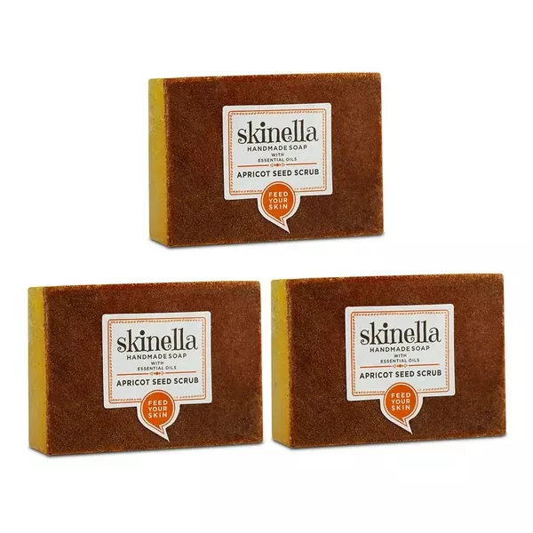 Skinella Natural Handmade Soap with Essential Oils - 100 gm - Pack of 3