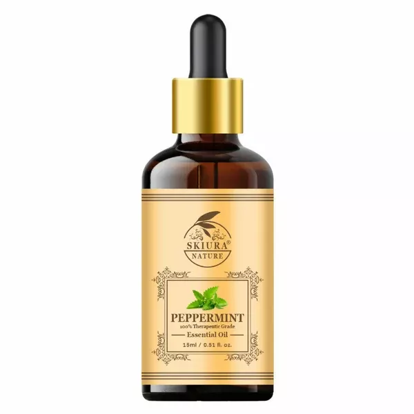 Skiura Nature 100% Natural Peppermint Essential Oil - 15 ml
