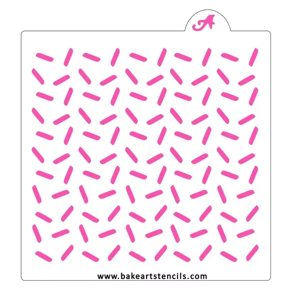 Small Sprinkles Cookie Stencil