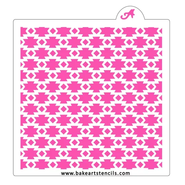 Southwestern Pattern Cookie Stencil