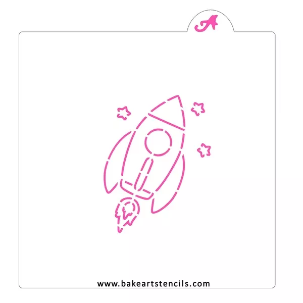 Space Rocket PYO Stencil