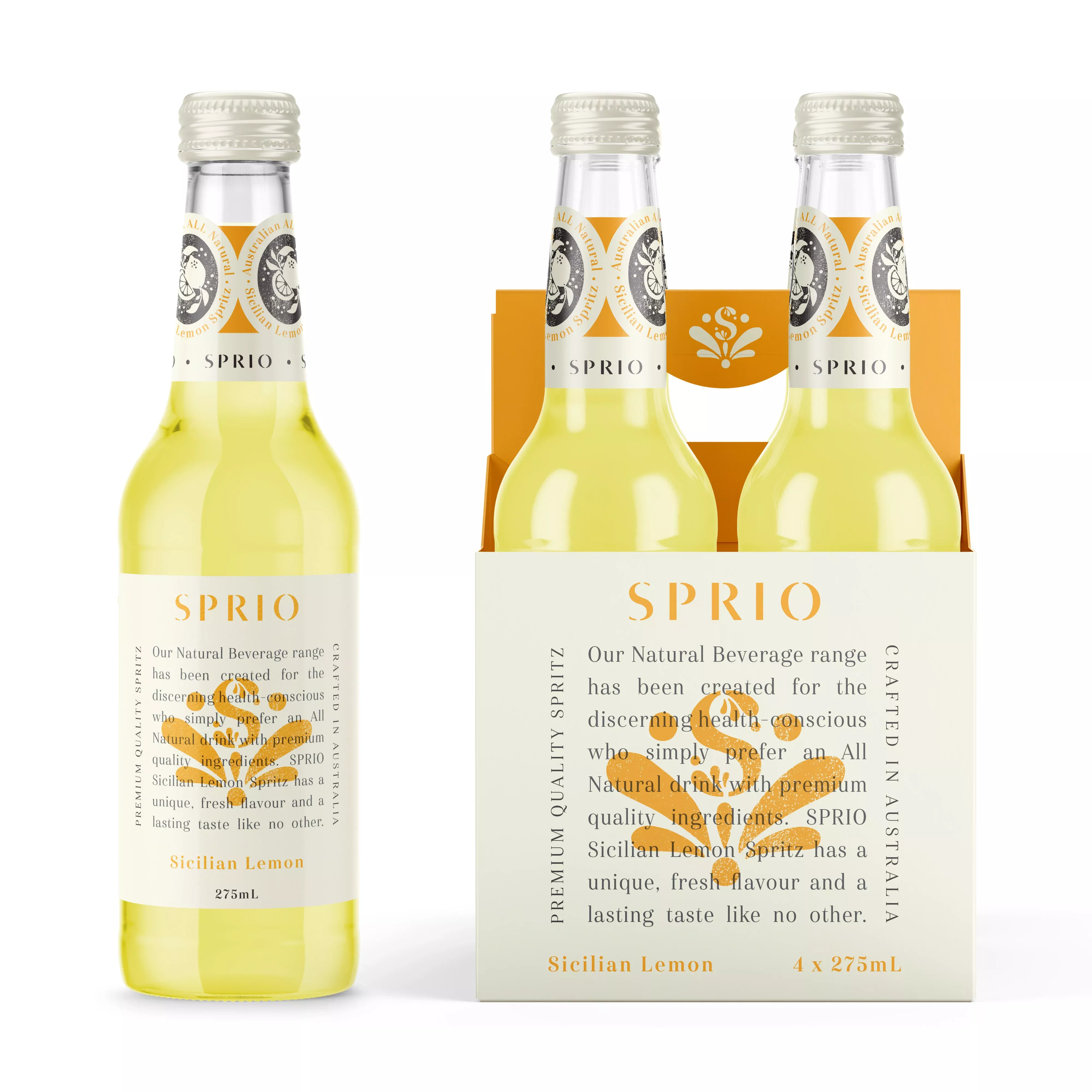 SPRIO Sicilian Lemon Spritz 4 Pack | 275mL