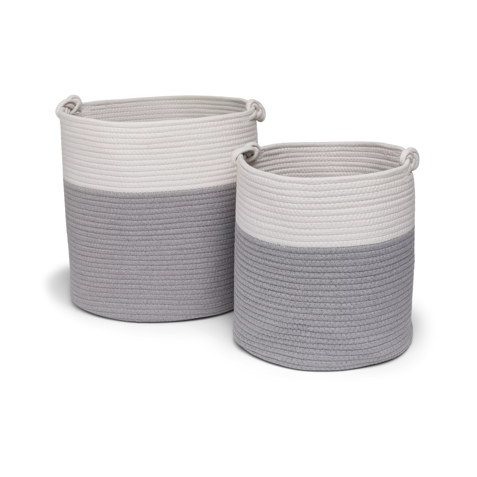 SprucelyLarge & Medium Rope Basket Set