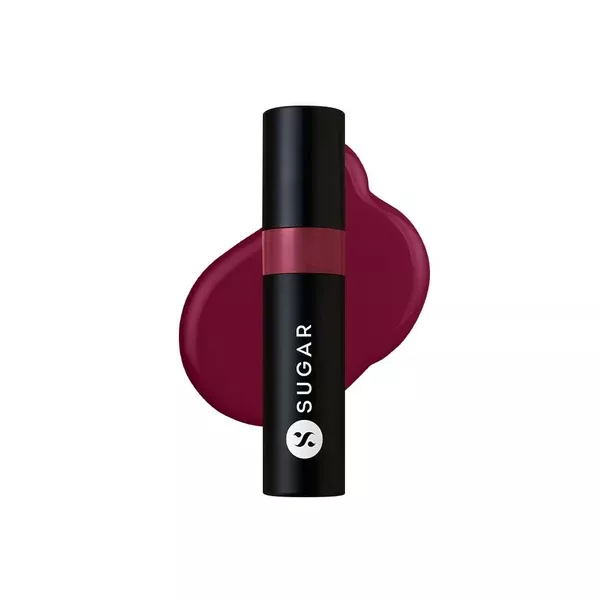 Sugar Cosmetics Partner In Shine Transferproof Lip Gloss - 13 Mulberry Merlot - 3 ml