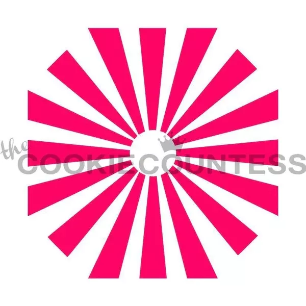 SUNBURST STENCIL
