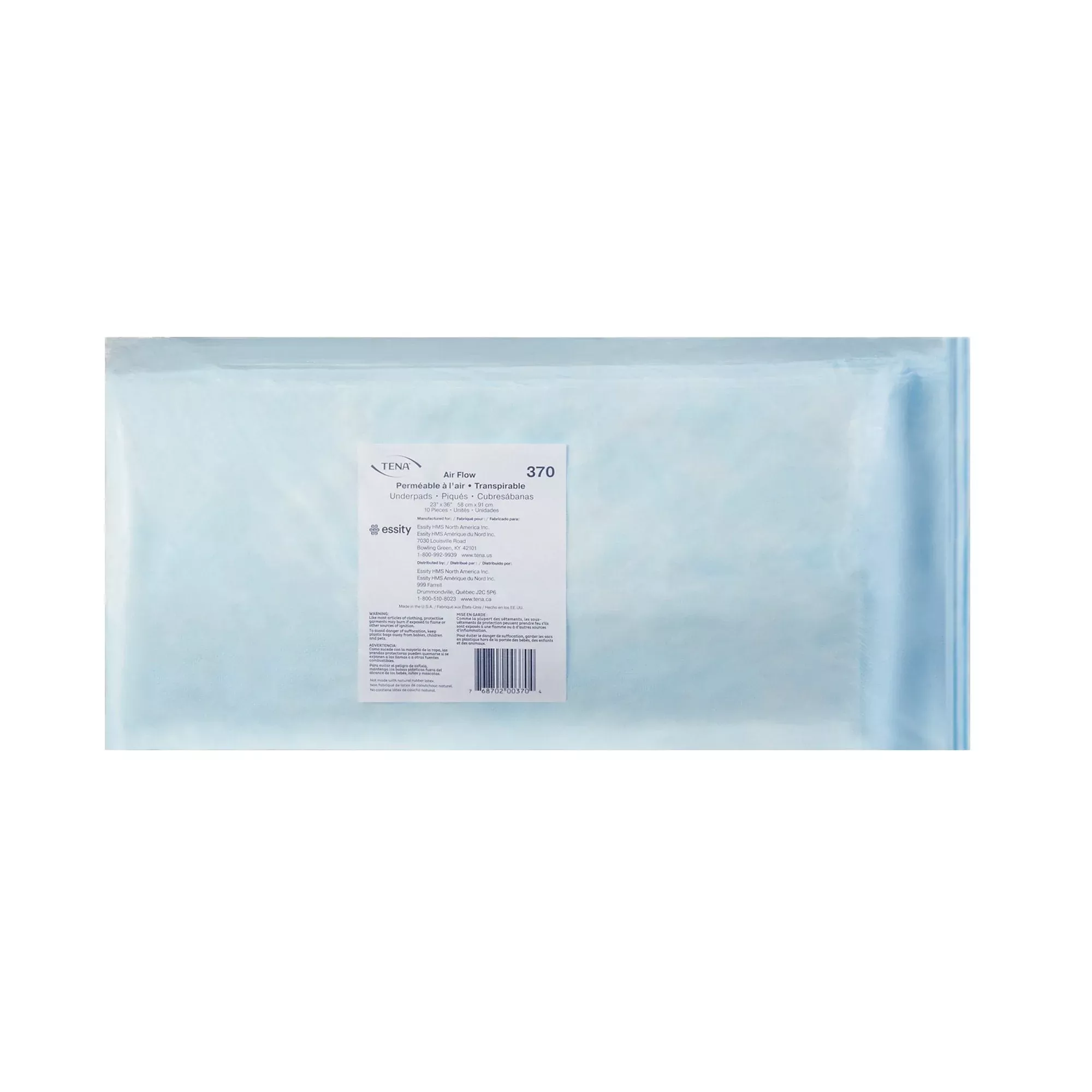 Tena Air Flow Low Air Loss Underpad, 23 x 36 Inch, 10 ct