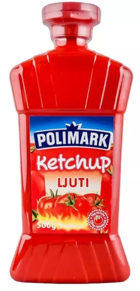 Tomato Ketchup, Hot (Polimark) 500g
