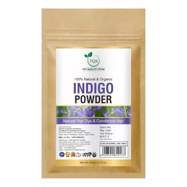 TQS Natural & Pure Indigo Powder - 100 gm