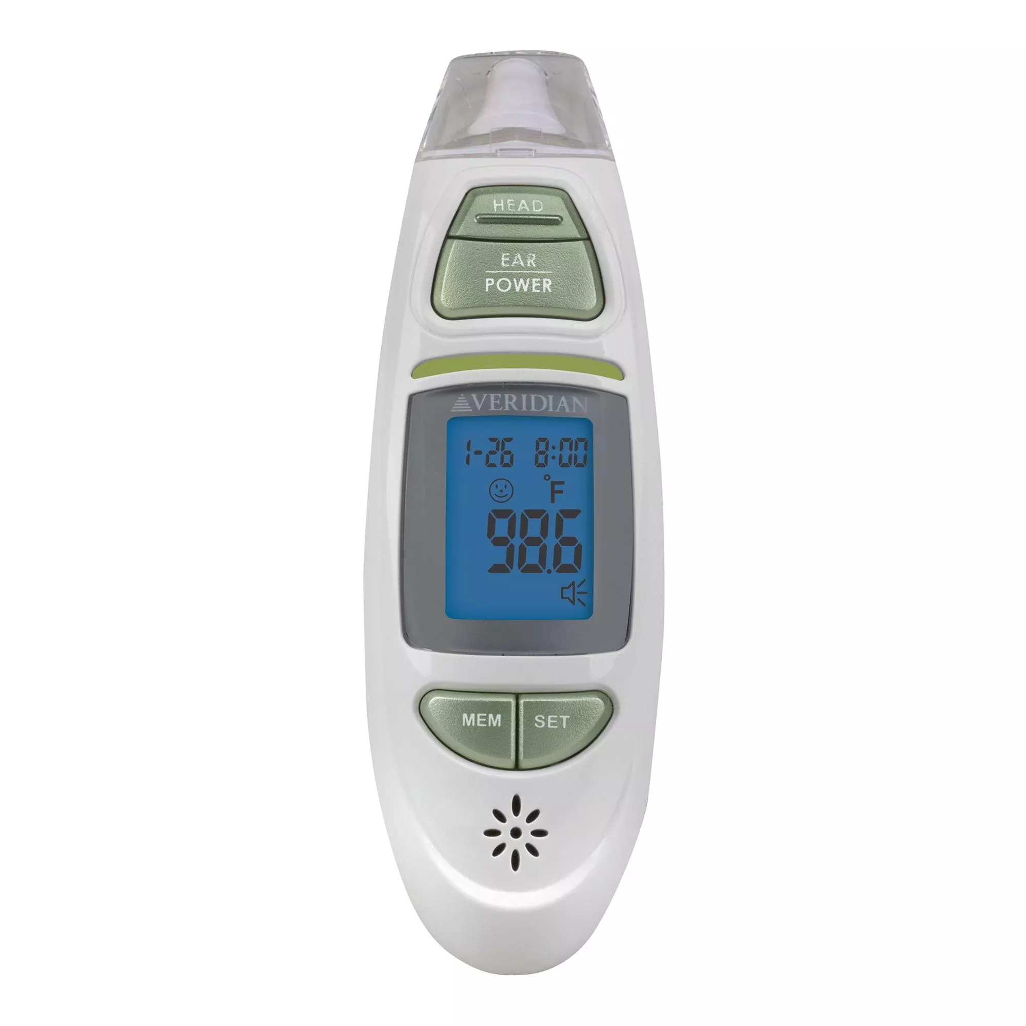 Veridian Infrared Thermometer, Tympanic Ear Digital Talking Thermometer
