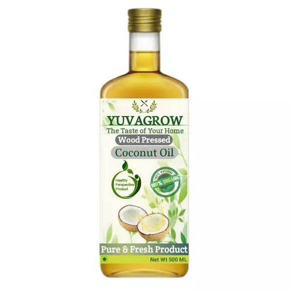 Yuvagrow Wood Pressed Coconut Oil - 1 L