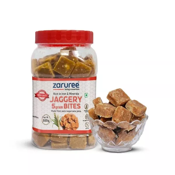 Zaruree Jaggery Bites - 500 gm - Pack of 1